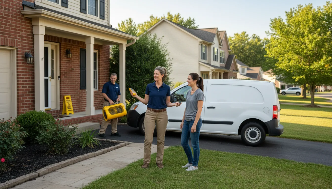 Residential water damage restoration in Ellsworth, ME